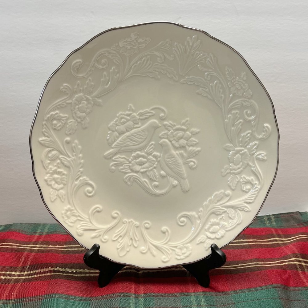 Anniversary Plate, Lenox, The Wedding Promises, 12 3/4" - Discontinued